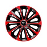 Set 4 capace roti Extra Strong Red R15 pentru gama auto Toyota, Autohelix MSA