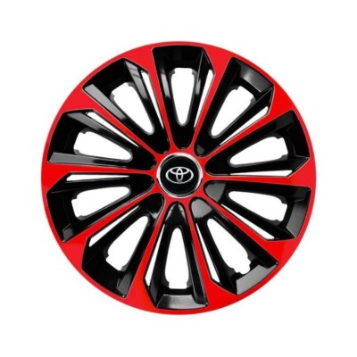 Set 4 capace roti Extra Strong Red R15 Compatibil Cu Toyota foto