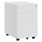 SONGMICS Dulap mobil tip rollbox pentru birouri, din otel, sertar cu sina dosare A4, 39x52x60 cm, alb Household NewTrend
