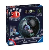 Cumpara ieftin Puzzle 3D Ravensburger - Glob ce lumineaza in intuneric, 180 piese