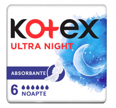 Absorbante Kotex Ultra Night, 6 buc foto