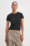 Converse tricou femei, culoarea negru, 10027252-A02