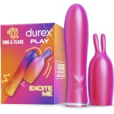 Cumpara ieftin Mini Vibrator 2 in 1 Durex Vibe &amp; Tease