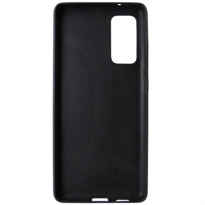 Husa tip capac spate slim silicon negru + piele ecologica verde pentru Samsung Galaxy S20 FE 4G, 5G foto