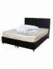 Set Saltea ortopedica cu arcuri, Super Ortopedica Sofia, 140x200x20cm, fermitate medie, cu plasa arcuri tip Bonell, fata vara-iarna, sistem aerisire c, SuperOrtopedice, 140x200