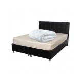 Set Saltea ortopedica cu arcuri, Super Ortopedica Sofia, 140x200x20cm, fermitate medie, cu plasa arcuri tip Bonell, fata vara-iarna, sistem aerisire c