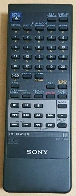 Telecomanda audio Originala Sony RM-D991 CD Player CDP-X555ES, CDP-911 foto