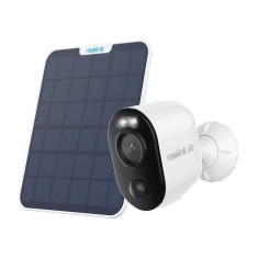 Camera de Supraveghere Wireless Reolink Argus B310 cu Panou Solar, Baterie Reincarcabila, 3MP, Vedere Nocturna Color, Detectare Persoana/Vehicul, Aler
