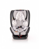 Scaun auto cu isofix Nebula rotativ 360 grade 0-36 kg grey crowns, Lorelli