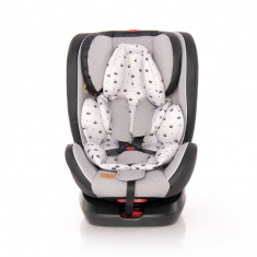 Scaun auto cu isofix Nebula rotativ 360 grade 0-36 kg grey crowns