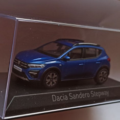 Macheta Dacia Sandero MK3 Stepway 2021 albastru - Norev 1/43