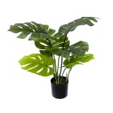 Cumpara ieftin Planta decorativa Monstera in ghiveci verde plastic PP H70 cm