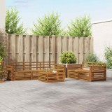 vidaXL Set Canapele Exterior Lemn Acacia Natural 6 Piese Mobila Gradina Rezistenta