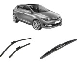 Cumpara ieftin Set 3 stergatoare RENAULT MEGANE III Hatchback 2008-2017, parbriz si luneta, Bosch Twin-Aerotwin