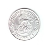 Moneda Marea Britanie 6 pence 1912, stare buna, curata, Europa, Argint