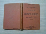 Elementi di GRAMMATICA SANSCRITA - A.M. Pizzagalli - Milano, 1931, 236 p.