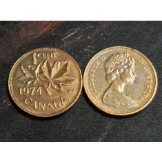 Canada 1974 - 1 cent, circulata