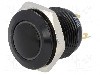 Intrerupator anti-vandalism, OFF-(ON), &Oslash;16mm, ONPOW, GQ16B-10E/J/B/24V/A