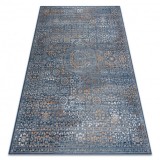 Covor L&acirc;nă NAIN Ornament, vintage 7708/51611 albastru / portocaliu, 160x230 cm