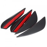 Set 4 buc. aripioare ornamentale bara tuning, culoare neagra, AVEX