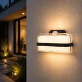 Aplica Milano LED 13W 4000K IP65, negru, Erste