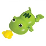 Jucărie Baie, Broscuță cu Albină, Verde Lime, Plastic, 13 cm, Oem