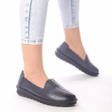 Pantofi casual marissa albastru piele ecologica, 36