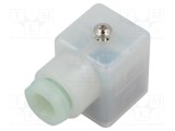 Conector BINDER mufă format A 18mm mamă 4 pini 10A 24V cu valvă