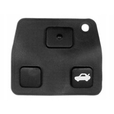 Membrana silicon butoane cheie Toyota cu 3 butoane, compatibila Yaris, Avensis, Corolla, RAV4