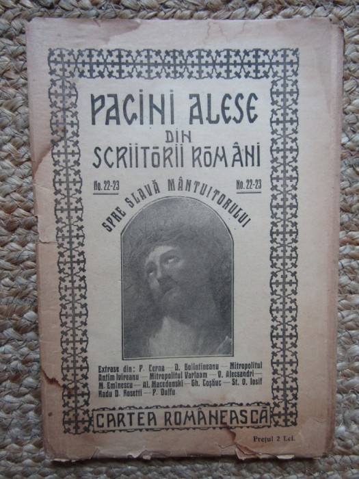 PAGINI ALESE DIN SCRIITORII ROMANI SPRE SLAVA MANTUITORULUI