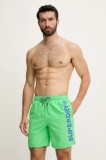 Superdry pantaloni scurți de baie culoarea verde, M3010248A-8JI