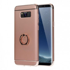 Husa Samsung Galaxy A5 2017, Elegance Luxury 3in1 Ring Rose-Gold