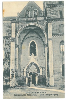 4408 - ALBA IULIA, Church, Romania - old postcard - unused foto