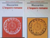 L&#039;Impero Romano Vol. 1-2, Santo Mazzarino, 957pg, Laterza 1996, Italiana, Istorie, Paperback