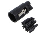 Conector HARTING M17 mamă 9 pini inserturi contact PIN