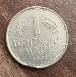 C50 - Moneda foarte veche - Germania - 1 marca - 1991 litera F
