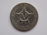 V CENTAVOS 1915 CUBA, America Centrala si de Sud