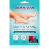 Dermacol Refreshing &amp; Cooling masca regeneratoare pentru picioare sub formă de șosete cu efect revigorant 1 pereche