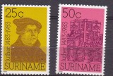 Surinam 1983 Martin Luther MI 1063-1064 MNH