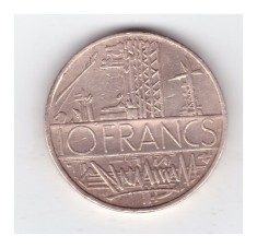 Moneda Franta 10 francs/franci 1979, stare relativ buna, curata