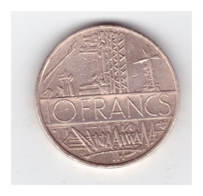 Moneda Franta 10 francs/franci 1979, stare relativ buna, curata foto