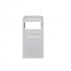 USB Flash Drive Kingston 256GB Data Traveler Micro, USB 3.2 Gen1, Metalic