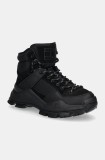 Tommy Jeans pantofi inalti TJM URBAN HIBRYD BOOT barbati, culoarea negru, EM0EM01489