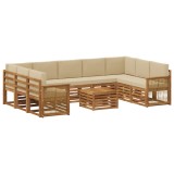 vidaXL Seturi de canapele Lemn Solid de Acacia 3384869