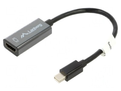 Adaptor DisplayPort 1.2 la HDMI 1.3b, 0.2m, Negru, Carcasa ABS foto