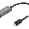 Adaptor DisplayPort 1.2 la HDMI 1.3b, 0.2m, Negru, Carcasa ABS