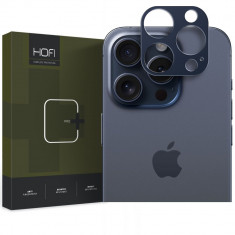 Folie de protectie camera Hofi Alucam Pro+ pentru Apple iPhone 15 Pro/15 Pro Max Albastru inchis