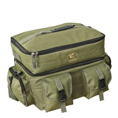 Geanta accesorii pescuit la crap Baracuda B34, 48x33x30 cm, verde foto