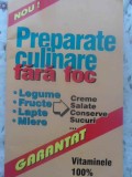 Carte Preparate Culinare fara Foc F. Matei V. Apetrei Editura Alex 2001 Stare Buna Limba Romana