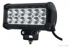 LED Bar Auto Offroad 36W/12V-24V, 3060 Lumeni, 7&amp;amp;quot;/17 cm, Spot Beam 12 Grade foto